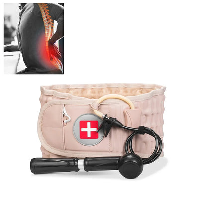 Uppblåsbart ryggbälte – lindrar ryggsmärta & disktryck