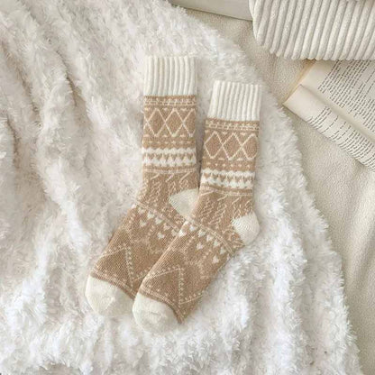 Varma sockor för värkande & kalla fötter 39-44 Beige