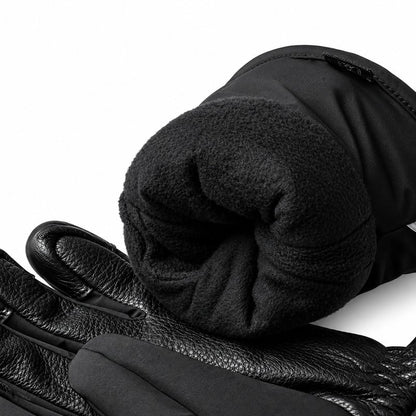 Uppladdningsbara värmehandskar i läder