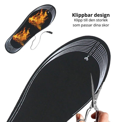 USB-värmesulor som kan klippas till rätt storlek