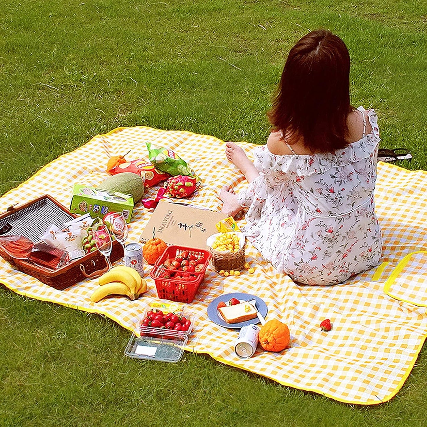 Vattentät picknick filt
