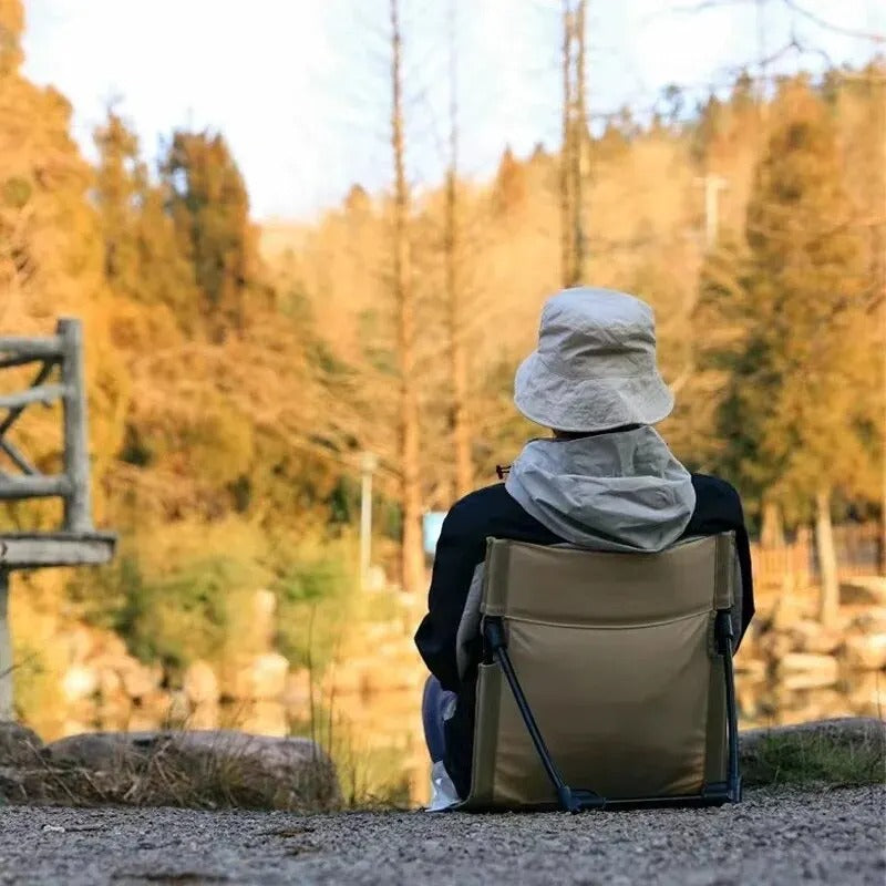 Vikbar strandstol - sitt bekvämt i gräset eller på stranden