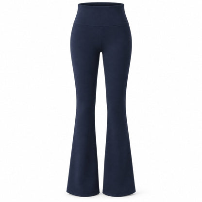 Värmeleggings med fleece och utsvängda ben Blå