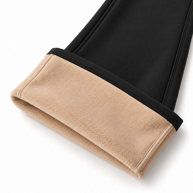 Värmeleggings med fleece och utsvängda ben