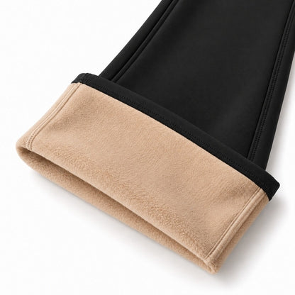 Värmeleggings med fleece och utsvängda ben