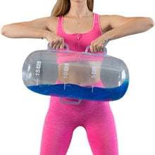 Träningssäck som fylls med vatten för träning i hemmet