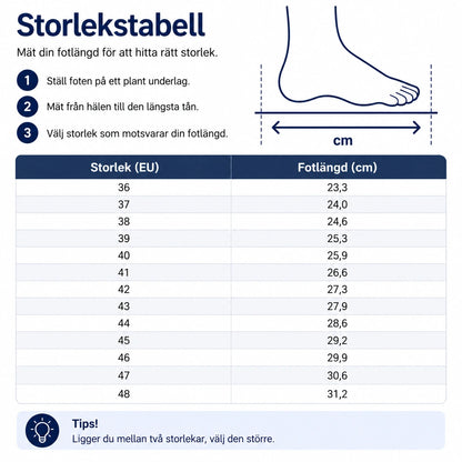 Barfotaskor med snabbsnörning