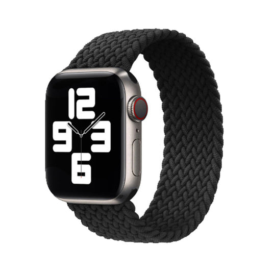 Apple Watch Armband - Braided Stretch Svart