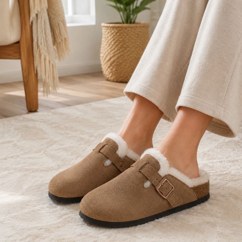 Clog tofflor med foder