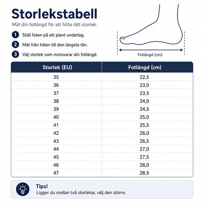 Sneakers med dämpande sula och luftig ovandel