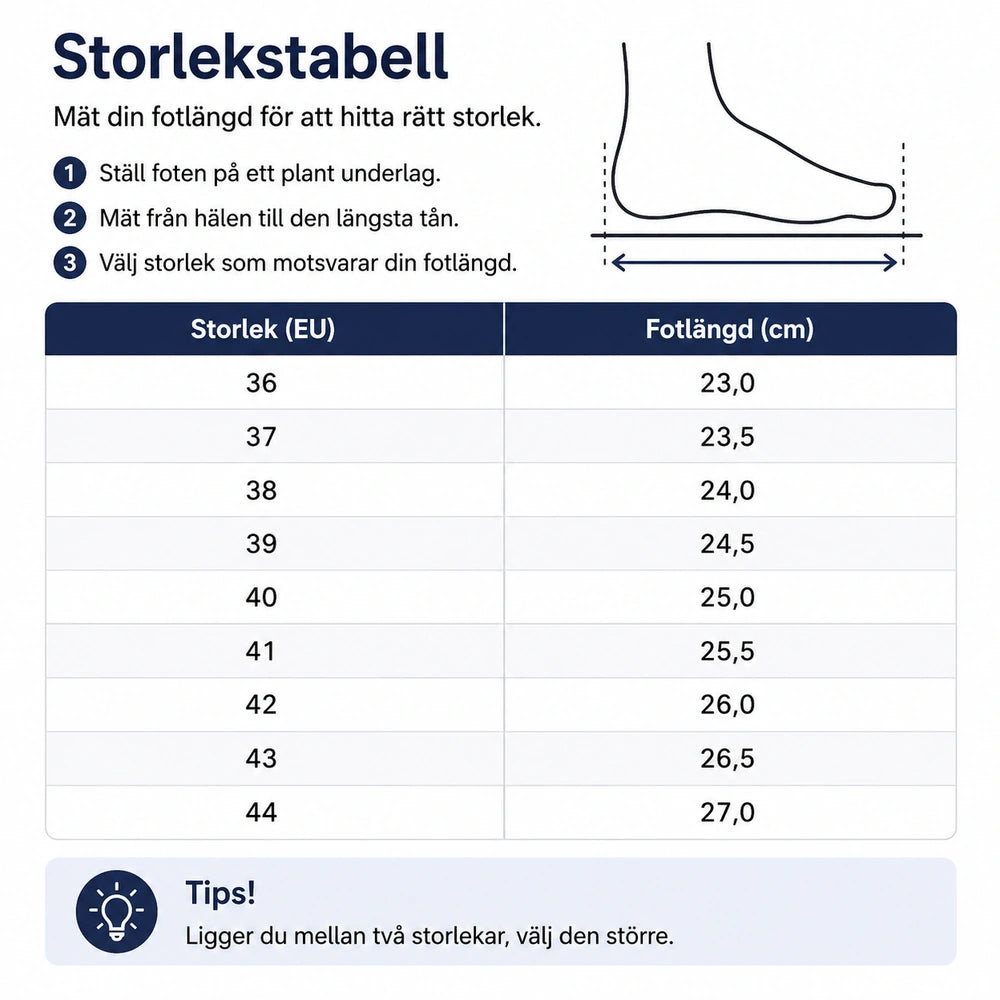 Ergonomiska sneakers med flexibel sula