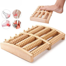 Fotmassage roller i trä