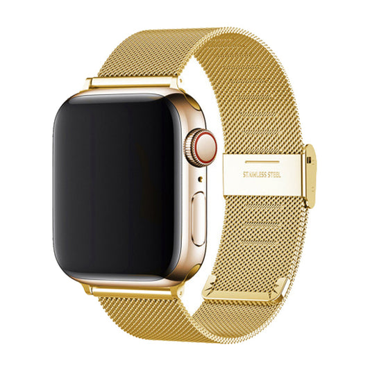 Apple Watch Armband - Milanese Loop Guld