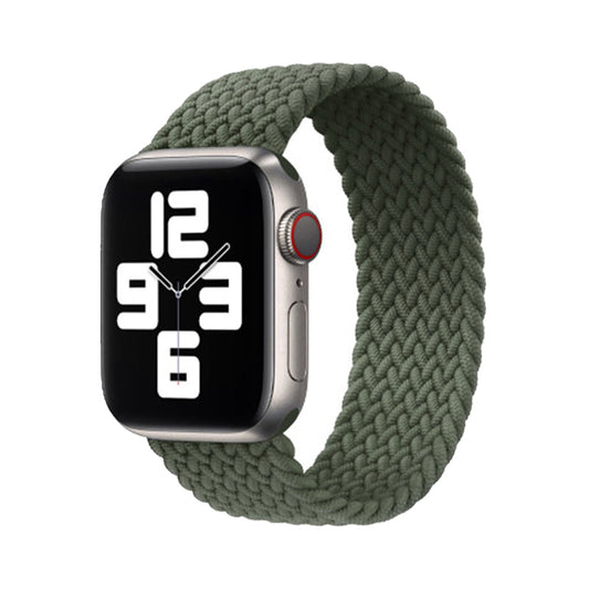 Apple Watch Armband - Braided Stretch Grön