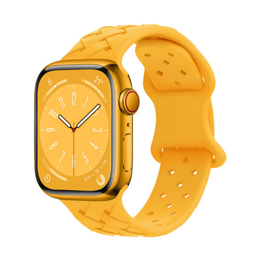 Apple Watch Armband - Braided Silicon Gul