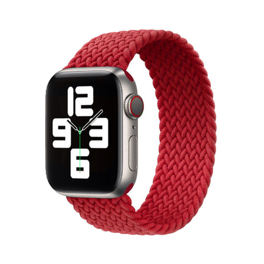 Apple Watch Armband - Braided Stretch Röd