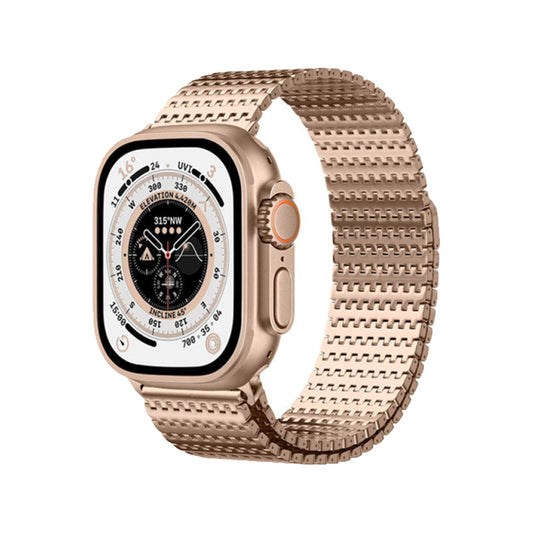 Apple Watch Armband - Carbon Milanese Roséguld