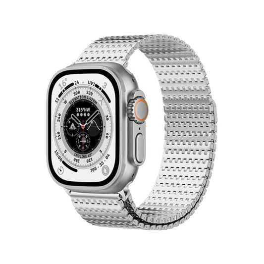 Apple Watch Armband - Carbon Milanese Silver