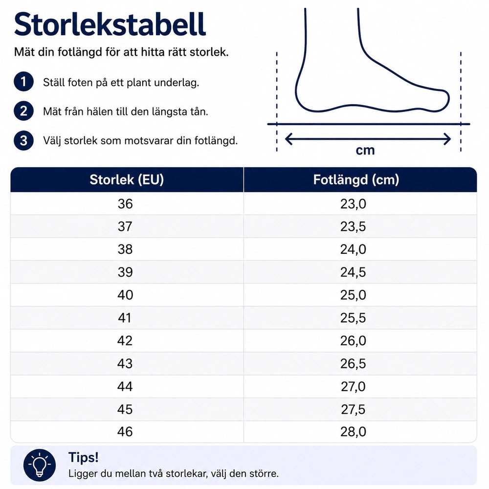 Luftiga ortopediska skor för svullna fötter