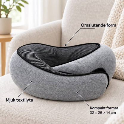 Kompakt resekudde för nacken