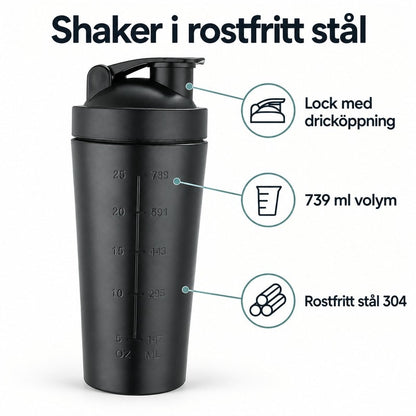 [PB:52853bfe-e9a1-4b35-b0d0-6ed2eb788e2e:5] Shaker i rostfritt stål 739 ml - bild 5