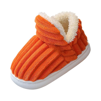 Tofflor med mjukt foder och halkfri sula Orange